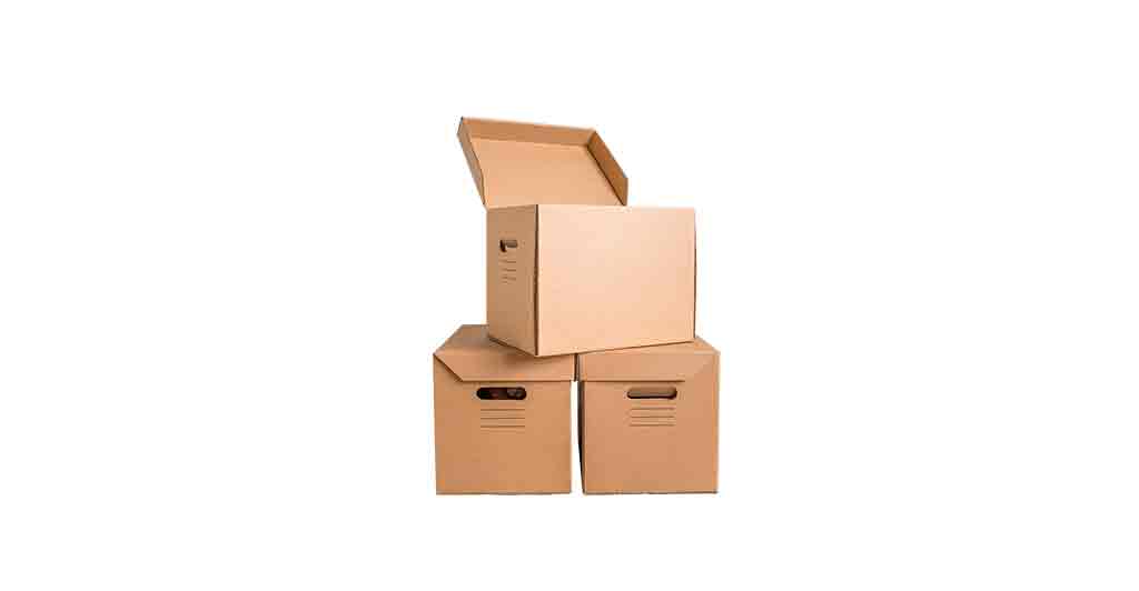 Cajas para archivo marron
